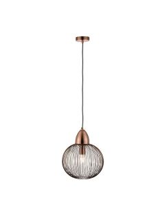 Endon Lighting - Nicola - 68987 - Antique Copper Ceiling Pendant Light