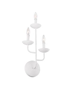 Feiss Lighting - Annie - FE-ANNIE3-PSW - Plaster White 3 Light Wall Light