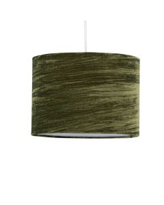 Green Crushed Velvet 30cm Pendant Lightshade