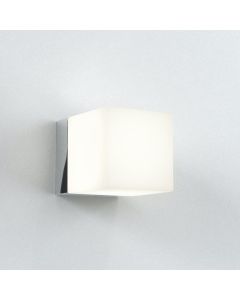 Astro Lighting - Cube 1140001 - IP44 Polished Chrome Wall Light