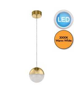 Quintiesse - Moonlit - QN-MOONLIT-P-CG - LED Champagne Gold Zirconia Chip Ceiling Pendant Light