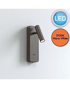 Astro Lighting - Enna - 1058187 - LED Bronze Reading Wall Light