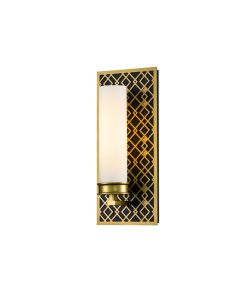 Elstead Lighting - Ziggy - ZIGGY1-LG - Gold IP44 Bathroom Wall Light