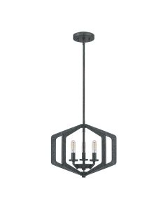 Quoizel Lighting - Vanguard - QZ-VANGUARD-3P-OK - Black 3 Light Ceiling Pendant Light