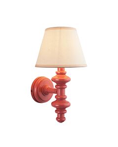 Endon Lighting - Carnaby & Ivy 20cm - 114504 - Pink Vintage White Wall Light