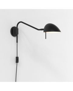 Astro Lighting - Serge - 1476003 - Black Plug-In Plug In Reading Wall Light