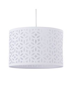 White Laser Cut 33cm Pendant Lightshade