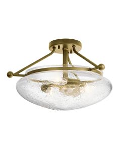 Quintiesse - QN-BELLE-SF-BNB - Belle 3 Light Semi-Flush Mount