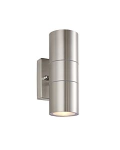 Saxby Lighting - Scope - 121028 - Stainless Steel Clear Glass 2 Light IP65 Outdoor Wall Washer Light