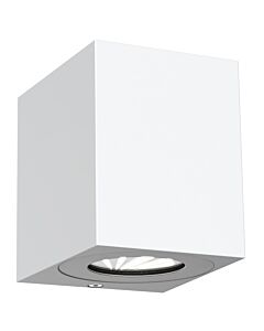 Nordlux - Canto Kubi 2 - 49711001 - LED White Clear Glass 2 Light IP44 Outdoor Wall Washer Light