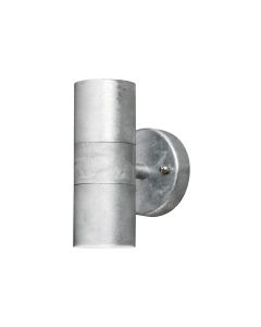 Konstsmide - Modena - 7571-320 - Galvanized Zinc 2 Light IP44 Outdoor Wall Washer Light