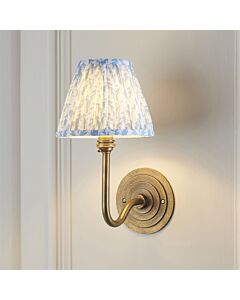 Endon Lighting - Halo - 115464 - Antique Brass Blue Wall Light