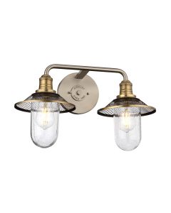 Quintiesse - QN-RIGBY2-BATH-AN - Rigby 2 Light Wall Light - Antique Nickel