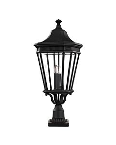 Elstead - Feiss - Cotswold Lane FE-COTSLN3-L-BK Pedestal