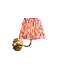 Endon Lighting - Obelisk Arc & Ikat 20cm - 115999 - Aged Brass Pink Wall Light