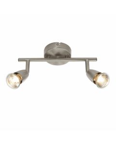 Saxby Lighting - Amalfi - G2521313 - Satin Nickel 2 Light Ceiling Spotlight