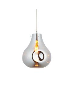 Vilma - Chrome Glass Ceiling Pendant Light