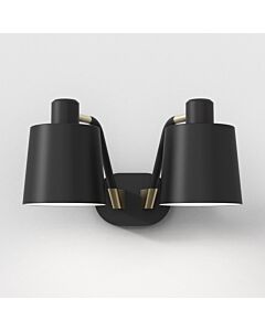 Astro Lighting - Edward - 1441002 & 5013024 - Black 2 Light Reading Wall Light