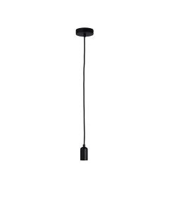 Endon Lighting - Studio - 76581 - Black Ceiling Pendant Light