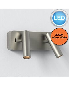 Astro Lighting - Enna - 1058195 - LED Nickel Reading Wall Light