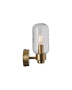 Nordlux - Tutan - 2310551035 - Brass Clear Glass IP44 Bathroom Wall Light