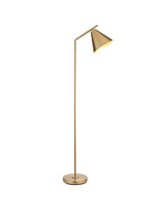 Endon Lighting - Cape - 102369 - Antique Brass Floor Reading Lamp