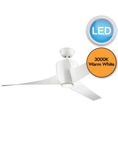 Elstead - Kichler - Phree - 142cm Fan - White