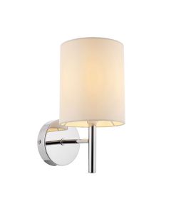 Endon Lighting - Brio - BRIO-1WBCH - Chrome Off White Wall Light