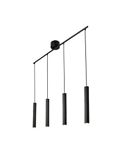 Nordlux - Vico - 2412143003 - Black 4 Light Bar Ceiling Pendant Light