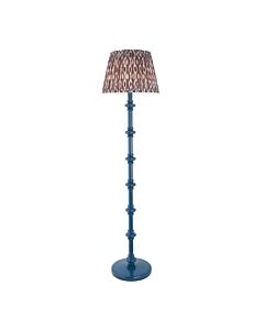 Endon Lighting - Carnaby & Ikat 40cm - 114402 - Blue Grey Floor Lamp