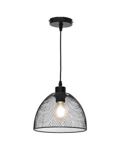 Cassidy - Medium Black Mesh Ceiling Pendant Light