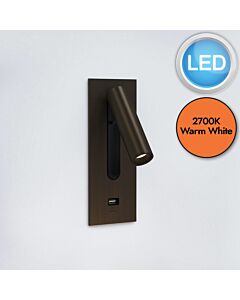 Astro Lighting - Fuse - 1215085 - LED Bronze Reading Wall Light