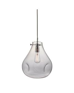 Endon Lighting - Utopia - 94521 - Chrome Clear Glass Ceiling Pendant Light