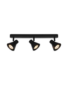 Nordlux - Eik 3 - 45780103 - Black 3 Light Ceiling Spotlight