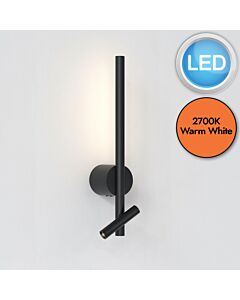 Astro Lighting - Baton - 1475012 - LED Black Reading Wall Light