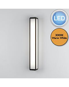 Astro Lighting - Mashiko - 1121058 - LED Bronze Frosted IP44 Bathroom Strip Wall Light