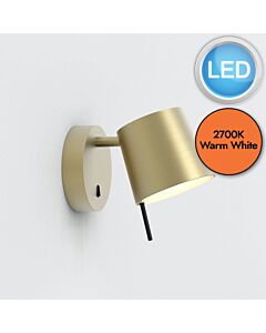 Astro Lighting - Miura - 1444003 & 5018054 - LED Gold Reading Wall Light