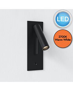 Astro Lighting - Fuse - 1215149 - LED Black Reading Wall Light