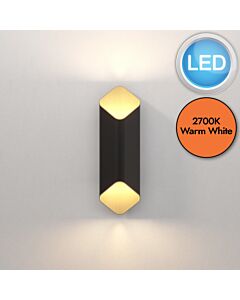 Astro Lighting - Ako - 1481014 - LED Black Gold Wall Washer Light