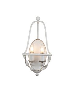 Quoizel Lighting - Bradbury - QZ-BRADBURY2-AWH - Antique White 2 Light Wall Light