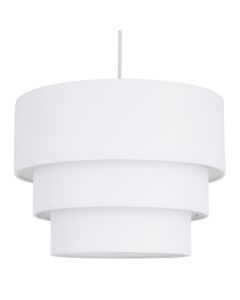 White 3 Tier Ceiling Light Shade