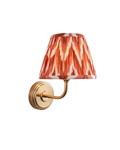 Endon Lighting - Step Arc & Zigzag 20cm - 116051 - Aged Brass Orange Wall Light