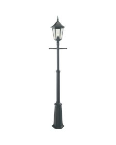 Norlys Lighting - Valencia Grande - VG5-BLACK - Black Clear IP54 Outdoor Lamp Post