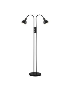 Nordlux - Ray - 72224003 - Black 2 Light Floor Reading Lamp