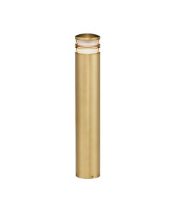 Elstead Lighting - Newbrighton - NEWBRIGHTON-MB-BRASS - Antique Brass Opal IP55 Outdoor Post Light