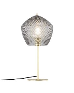 Nordlux - Orbiform - 2010715047 - Brass Smoked Glass Table Lamp