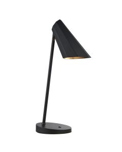 Trite - Matt Black Task Table Lamp