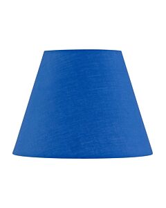Royal Blue Cotton 20cm Diameter Tapered Fabric Lamp Shade