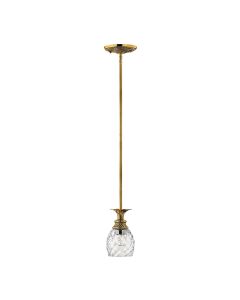 Hinkley Lighting - Plantation - HK-PLANTATION-MP-BB - Brass Clear Glass Ceiling Pendant Light