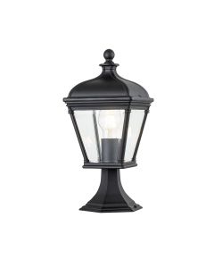 Elstead Lighting - Bayview - BAYVIEW-3M-BK - Black Clear Glass IP44 Outdoor Post Light